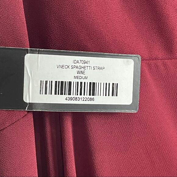 Lulus All About Love Wine Red Maxi Dress Size Medium NEW - Picture 11 of 12